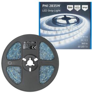 LED riba PNI 2835W, lahe valge