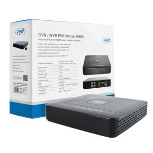 DVR / NVR PNI House H804 - 8 kanalit täis HD 1080P IP või 4 analoogkanalit