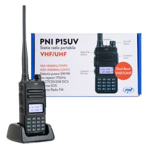 Kaasaskantav VHF / UHF raadiojaam PNI P15UV