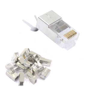 PNI RJ45 pistikupesa Cat7 S / FTP kaablikomplekti jaoks 10-ga