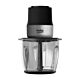 Beko mini chopper CHG81442BX, 1l, 400W, 3800 pööret minutis, 2 astet, 2 roostevabast terasest nuga, must/roostevaba teras