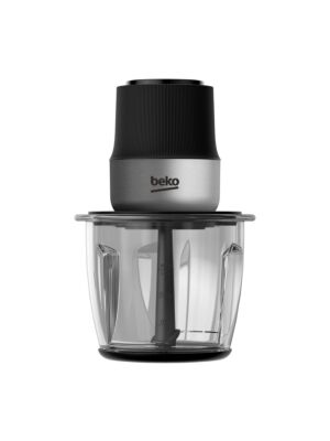 Beko mini chopper CHG81442BX, 1l, 400W, 3800 pööret minutis, 2 astet, 2 roostevabast terasest nuga, must/roostevaba teras